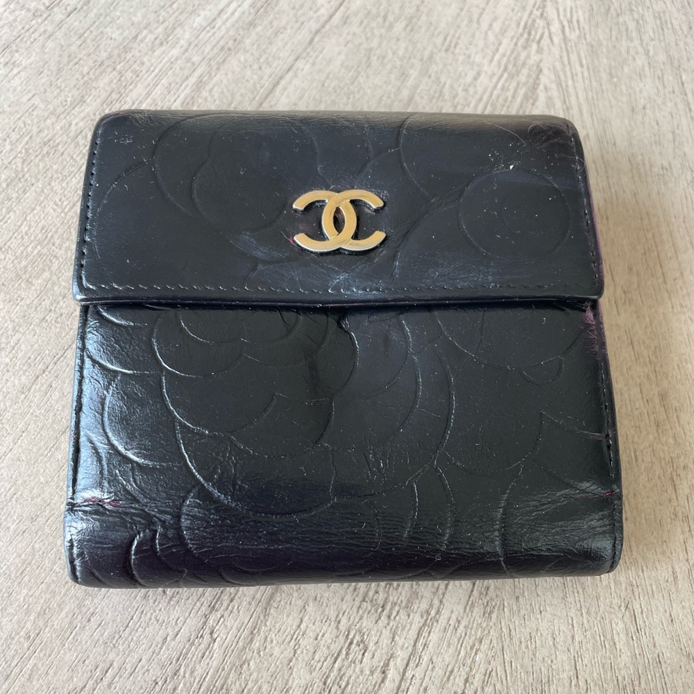 Chanel Lambskin Leather Camilla Wallet